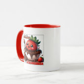 Cute Chocolate strawberry word art  マグカップ (正面左)