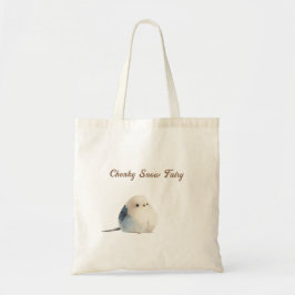 Cute Chonky Snow Fairy Shima Enaga Bird トートバッグ