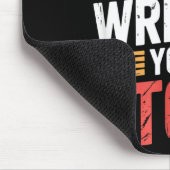 Cute Choose To Keep Writing Your Story Insrational マウスパッド (コーナー)