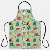 Cute Christmas All-Over Print Apron エプロン (正面)