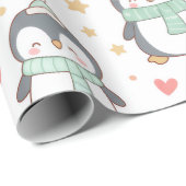 Cute Christmas Animals Wrapping Paper – Festive Ho ラッピングペーパー (ロールコーナー)