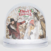 Cute christmas best friends custom photo & message (正面)