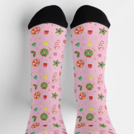 Cute Christmas Candy Socks ソックス
