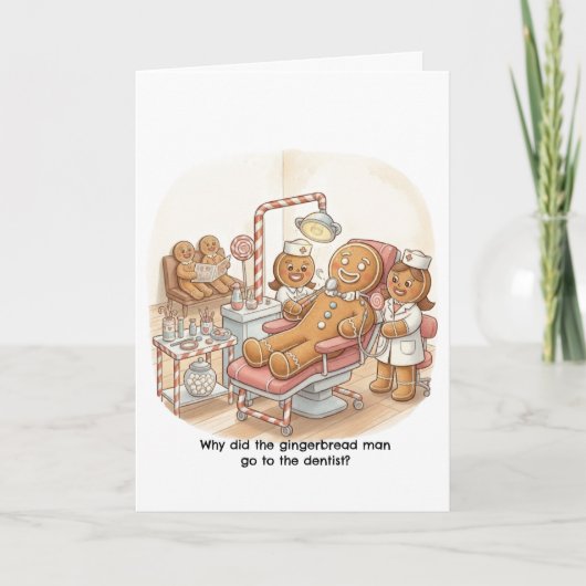 Cute Christmas Card for Periodontist/Dentist カード (正面)