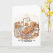 Cute Christmas Card for Periodontist/Dentist カード (黄色い花)