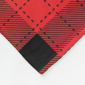 Cute Christmas Cartoon chick. customizable フリースブランケット (角)