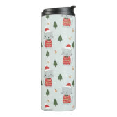 Cute Christmas Cat Pattern – Festive Holiday  タンブラー (回転左)
