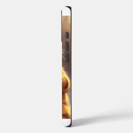 Cute Christmas Cat Snow Globe iPhone Case Case-Mate iPhoneケース (裏面 / 左)