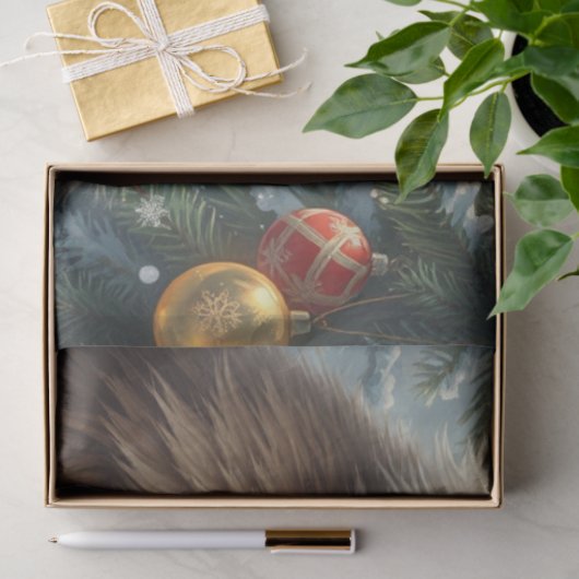 Cute Christmas Cats Tissue Paper 薄葉紙 (ギフト)