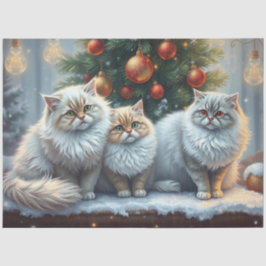 Cute Christmas Cats Tissue Paper 薄葉紙