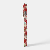 Cute Christmas Characters Phone Case iPhoneケース (左側面)