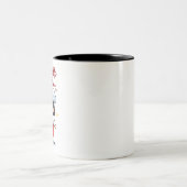 Cute Christmas Chef Mug for Holiday Cheer ツートーンマグカップ (中央)