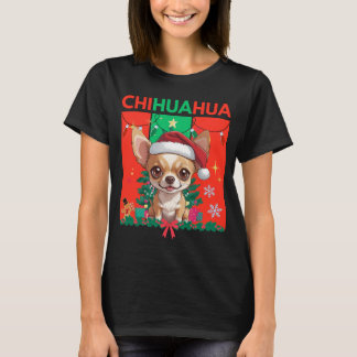Cute Christmas Chihuahua | Festive Holiday Dog Tシャツ