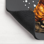 Cute Christmas Chihuahua Sledding In Snow Funny Wi マウスパッド (コーナー)