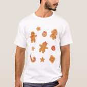 Cute Christmas Cookies Collection Tシャツ (正面)