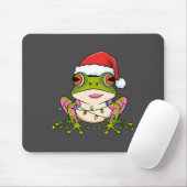Cute Christmas Coqui Frog _ Holiday Puerto Rican L マウスパッド (マウス)