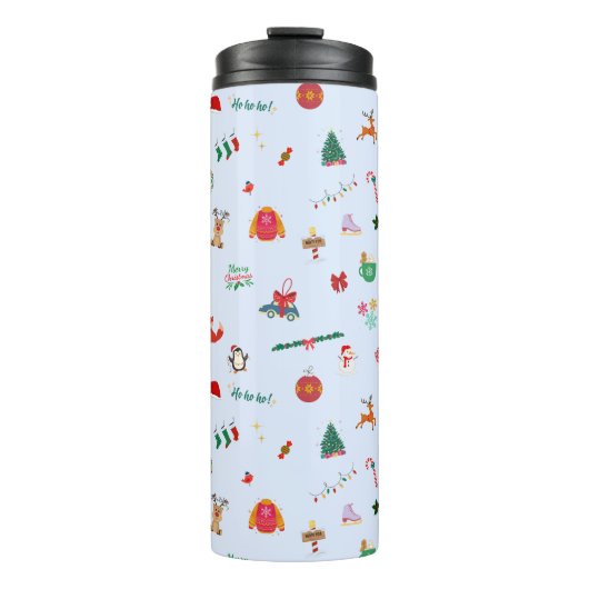 Cute Christmas details travel winter タンブラー (正面)