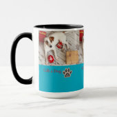 Cute Christmas Dog Gift Mug マグカップ (左)