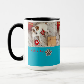 Cute Christmas Dog Gift Mug マグカップ