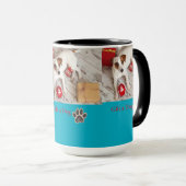 Cute Christmas Dog Gift Mug マグカップ (正面右)