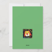 Cute Christmas Dogs Holiday Card シーズンカード (裏面)