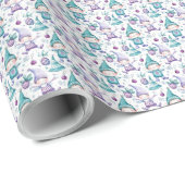 Cute Christmas elf pattern ラッピングペーパー (ロールコーナー)