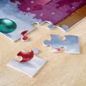 Cute Christmas Elf & Reindeer ジグソーパズル (側面)