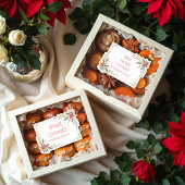 Cute Christmas Frame For Cookies Exchange Party シール