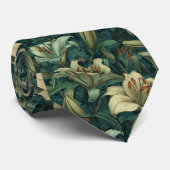 Cute Christmas Gift For Him Lilies Flower ネクタイ (ロール)