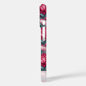 Cute Christmas Gift Peony Floral Custom Case-Mate iPhoneケース (裏面 / 左)