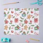Cute Christmas gingerbread man 薄葉紙 (クラフト)