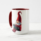 Cute Christmas gnome マグカップ (正面左)