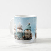 Cute Christmas Gnome Mug コーヒーマグカップ (正面左)