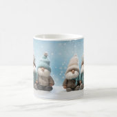Cute Christmas Gnome Mug コーヒーマグカップ (中央)