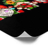 Cute Christmas Gnomes  ポスター (角)