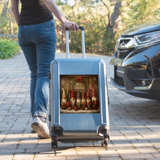 Cute Christmas Gnomes Merry シール (スーツケースインサイチュ)