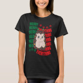 Cute Christmas hedgehog Tシャツ (正面)