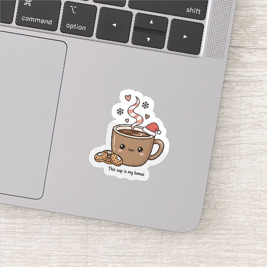 Cute Christmas Hot Cocoa Sticker シール (詳細)