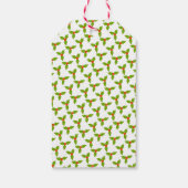 Cute Christmas Icons CUSTOM TO FROM Holiday ギフトタグ (裏面)