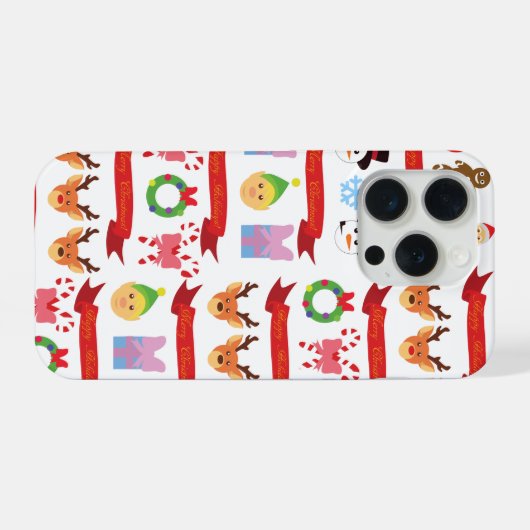 Cute Christmas iPhoneケース (裏面横)