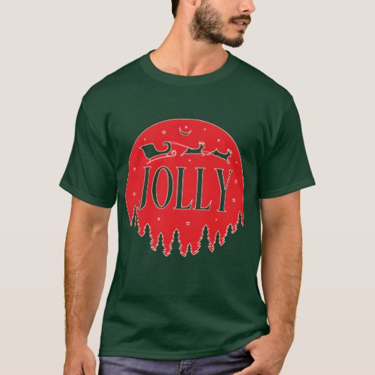 Cute Christmas Jolly t shirt christmas shirts frie Tシャツ (正面)