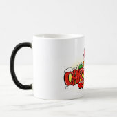 Cute Christmas Lettering Illustration – モーフィングマグカップ (左)