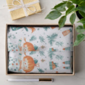 Cute Christmas little girl pattern 薄葉紙 (ギフト)