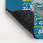 Cute Christmas Manatee Shirt, Manatee Ugly Xmas Sw マウスパッド (コーナー)