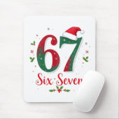 Cute Christmas Meme Six Seven 67 6 7 Holiday マウスパッド (マウス)