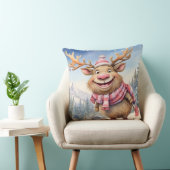 Cute Christmas Moose クッション (椅子)