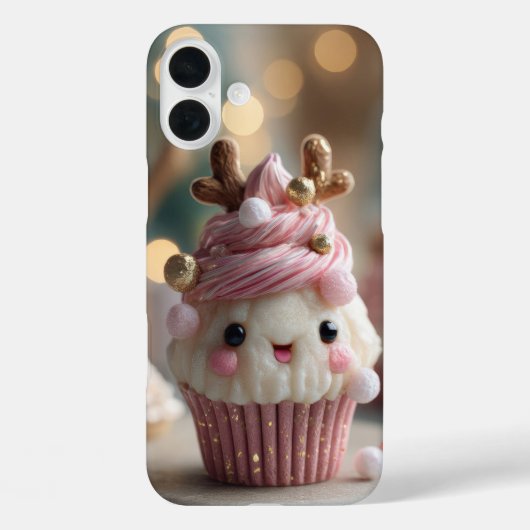 Cute Christmas Muffin Kawaii Style  Case-Mate iPhoneケース (裏面)
