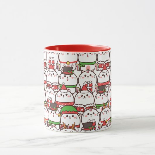 Cute Christmas  Mug マグカップ (中央)