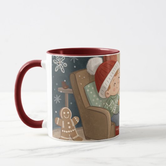cute christmas mug マグカップ (左)