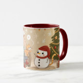 cute christmas mug マグカップ (正面右)
